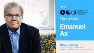 Emanuel Ax Master Class - Natalie Yontov 24.02.2016