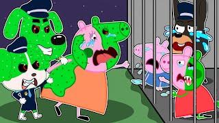 Peppa Pig Run Now!! Labrador Zombies capture Mom Pig!! Labrador & Peppa Pig Funny Animation