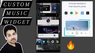 Awesome Custom Music Widget || Widgets For Spotify / Music Player