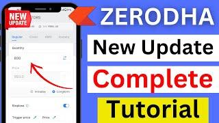 [Zerodha Kite - New Update] Zerodha App Kaise Use Kare ? Complete Tutorial For Beginners 2024-25