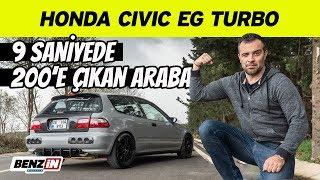 Honda Civic EG B18C Turbo | 100-200 km/h in 9 seconds