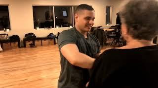 Salsa On2 - Level 1-Instructor Jarod Coleman & Student (Merlyn)