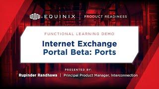 Internet Exchange Portal Beta: Ports