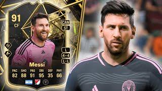 THE GOAT IS BACK!  91 Inform Lionel Messi EA FC 24 Player Review