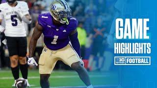 Weber State at Washington | Highlights | Big Ten Football | 8/31/2024