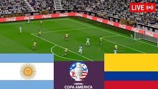 Argentina vs Colombia LIVE Final Copa América 2024 LIVE Match - Simulation video games