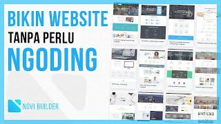 Membuat Website Keren TANPA NGODING | Novi Builder HTML Editor