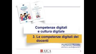 3. Competenze Digitali dei docenti - DigCompEdu