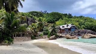 Сейшел,на автобусе на пляж Такамака(Anse Takamaka Beach) и рыбный суп на ужин