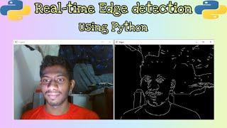 Real-time Edge Detection Using Python