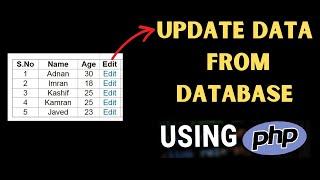 How to Update Data in PHP | PHP for Beginners