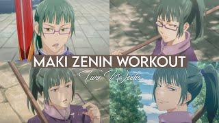 I tried Maki Zenin's workout routine for 2 weeks | Before and After Results!