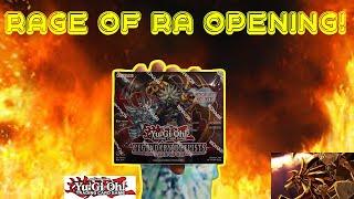 RAGE OF RA BOOSTER BOX OPENING!! #lengendaryduelist #yugioh #rageofRA