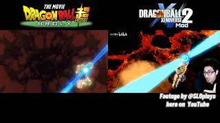 SSJ Gogeta vs SSJ Broly Side by Side Comparison - DBS Broly Movie & NEW Chinese XV2 Mod (AMAZING)