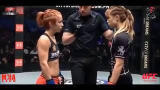 UFC КРАСИВЫЙ ЖЕНСКИЙ БОЙ  Лена Тхоревска VS Анджела Ли