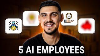 5 Easy To Build AI Employees EVERY Business Needs (Make.com Tutorial)