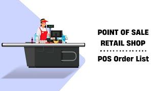 POS Retail Shop - POS Order List Odoo