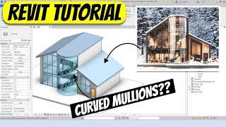 Stunning Curved Glass House in Revit - Complete Tutorial