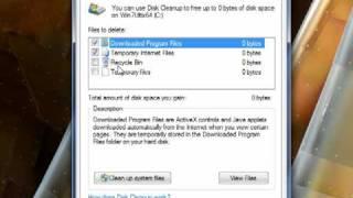 How to use the Windows 7 Disk Cleanup Wizard