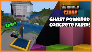 Easy Ghast Minecraft Concrete Farm