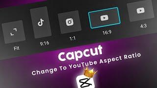 Capcut YouTube Size Aspect Ratio | Change Capcut Aspect Ratio | Capcut YouTube Size Video Editing