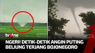 Video Amatir Amukan Pusaran Angin Puting Beliung di Bojonegoro | Kabar Hari Ini tvOne