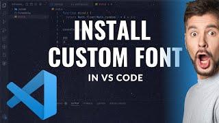 How to Install Font Family in Visual Studio Code | How to Install Fonts in VS Code Editor in 2024