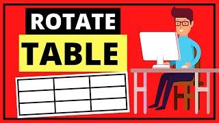 How To Rotate Table In Google Docs