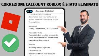 (Aggiornato) Come recuperare il tuo account Roblox eliminato | Recupera account Roblox