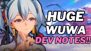 BREAKING NEWS!!! HUGE WUTHERING WAVES DEV NOTES!!!