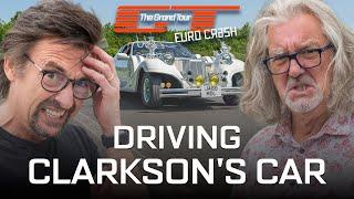 Hammond and May Take Clarkson's Eurocrash Car Around The Eboladrome | The Grand Tour | DRIVETRIBE