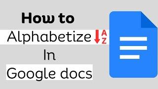 How to Alphabetize in Google Docs In 2023 || Google Docs Alphabetize Step-by-Step Guide