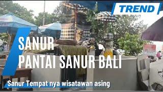 Suasana sore hari di pantai indah Sanur Bali ‼️Tempat nongkrong nya wisatawan asing