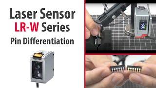 Laser Sensor KEYENCE LR-W Series - Pin Differentiation
