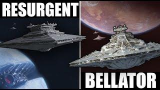 BELLATOR vs. RESURGENT Star Destroyer | Star Wars Starship Versus