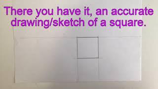 How to sketch an Accurate Square - A Tutorial