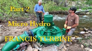 MicroHydro Francis Turbine Part 2
