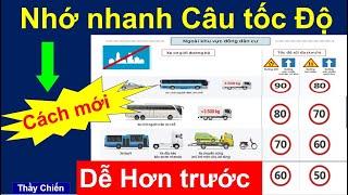 Cách mới giải nhanh Câu hỏi Phần Tốc Độ đơn giải siêu dễ không sợ nhầm lẫn - Thầy Chiến