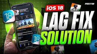 iOS 18 BGMI Lag Solution 7 Tips | iPhone XR,11,12,13,15,16 Lag Fixed 100% | iOS 18 Bgmi Lag