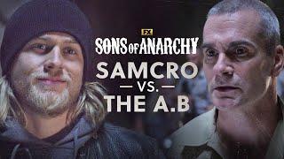 SAMCRO Fights The Aryan Brotherhood - Scene | Sons Of Anarchy | FX