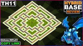 NEW BEST! TH11 base 2022 with COPY LINK | COC Town Hall 11 Hybrid/Trophy/Farm Base - Clash of Clans