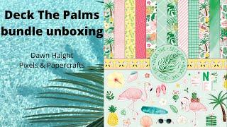 CTMH Deck the Palms unboxing | Pixels & PaperCrafts