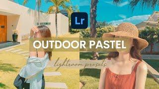 Outdoor Pastel Preset | Free Lightroom Mobile Presets Tutorial Free DNG | Lightroom Aesthetic Preset