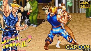 Street Fighter II Turbo: Hyper Fighting - Guile [Arcade / 1992] 4K 60FPS