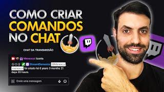 Tutorial StreamElements: Como Criar Comandos Personalizados no Chat da Twitch!