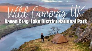 WILD CAMPING UK | Raven Crag Lake District in the Night Cat Ultralight Backpacking Tent