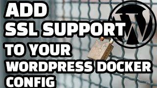 Adding SSL Support to Your WordPress Docker Setup!