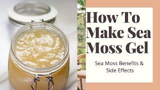 Irish Sea Moss  Benefits & Side Effects | How To Make Sea Moss Gel