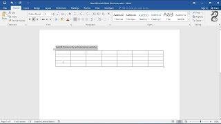 How to Add Caption to a Table in Word