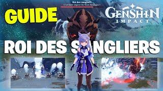 [Guide] Boss: Battre Le Roi Des Sangliers & Recette Contre le GRAND FROID ! Genshin Impact 1.2